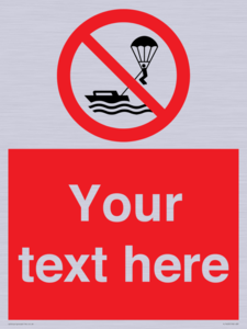 Custom No parasailing